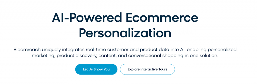 Bloomreach homepage