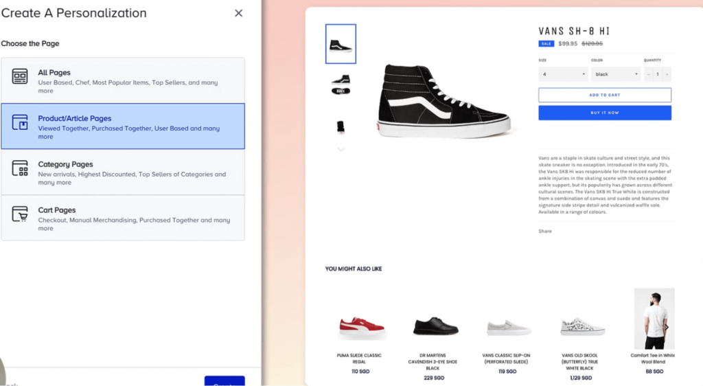 Insider One personalization strategy setup